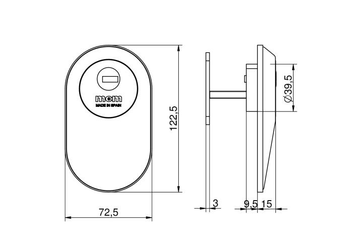 1850W - Escudos - DOM-MCM, Metalúrgica Cerrajera de Mondragón, S.A.