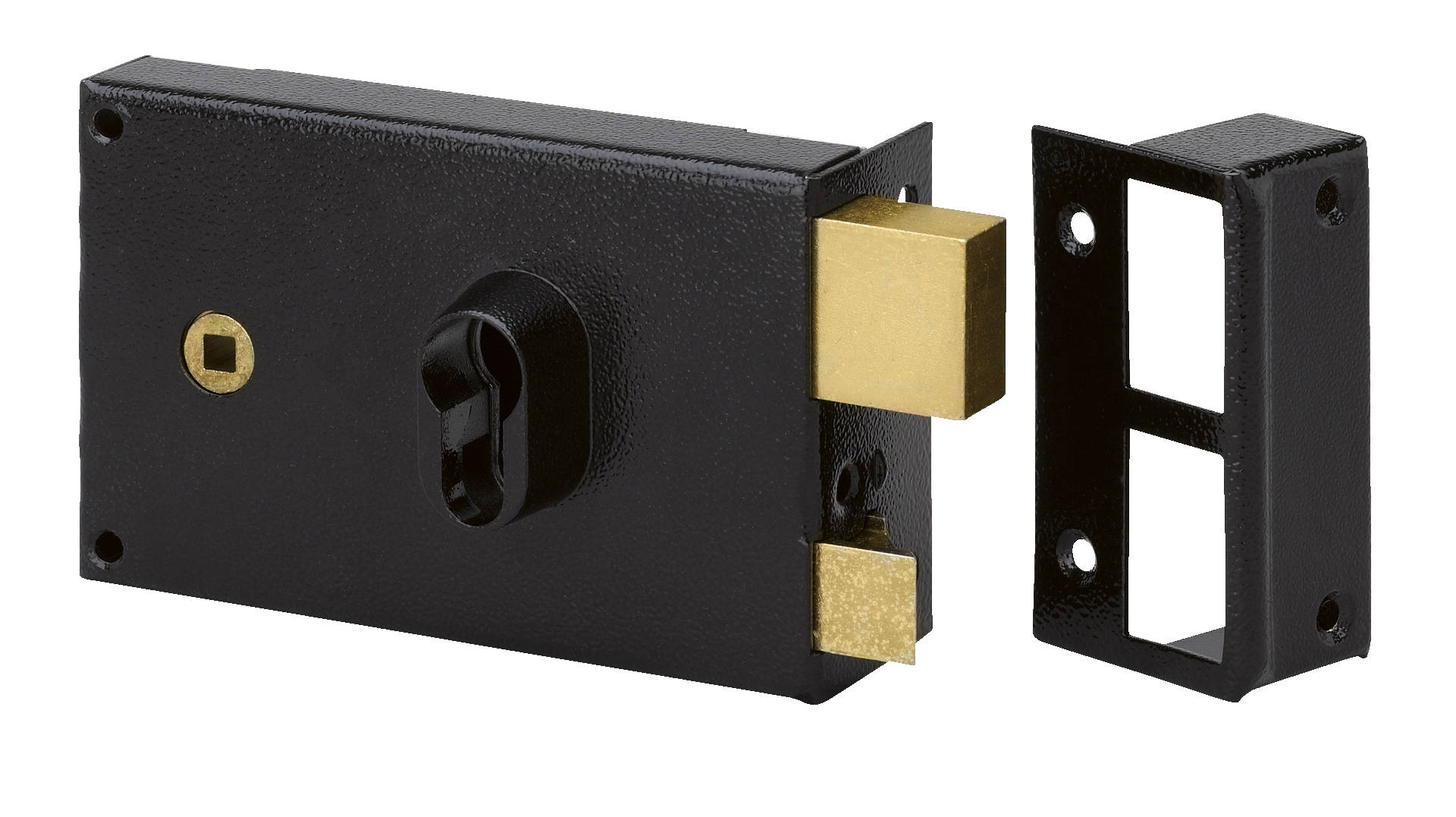 Serrure De Portail Metalux SSA45702 Serrure En Applique Horizontale-Réglable 52/60 Mm Serrure Portail Exterieur