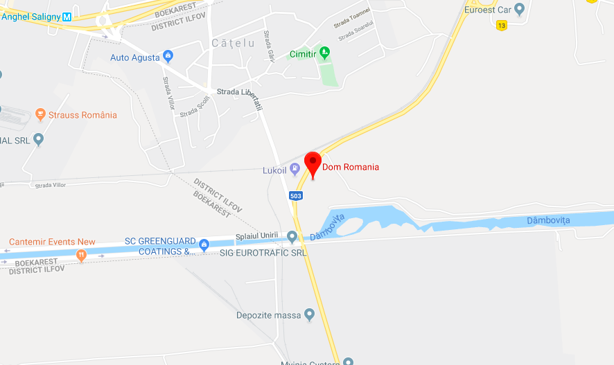 DOM Romania Google Maps